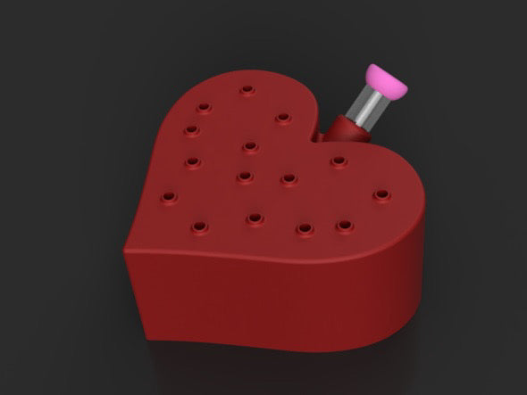 Valentine’s Day cake 🎂 14 holes