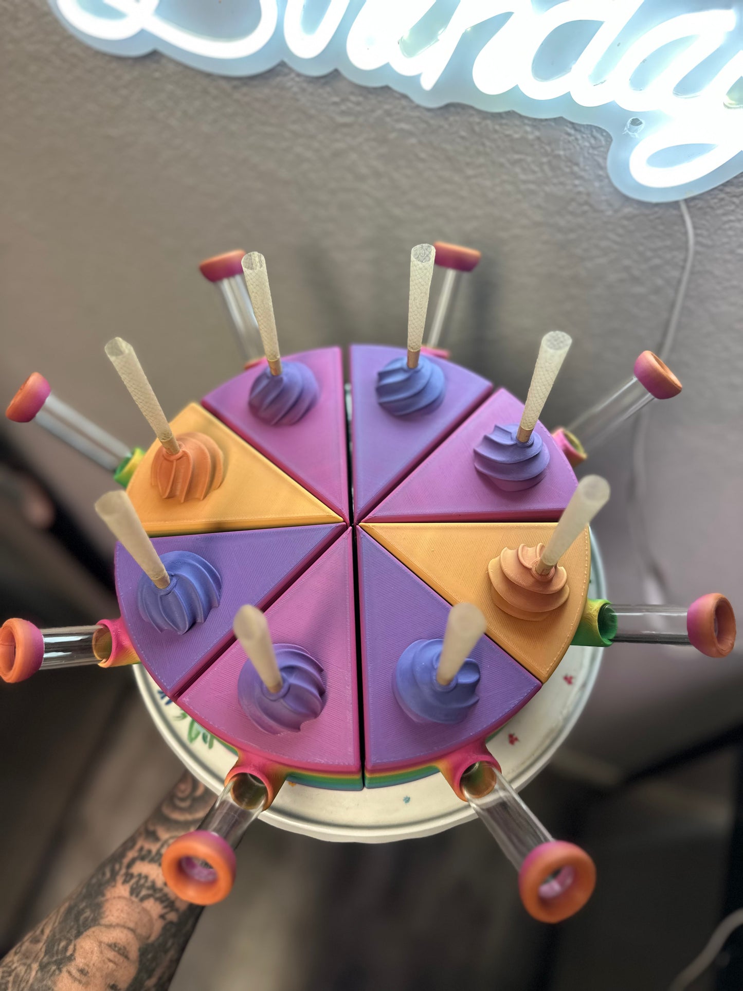 8 person slice cake