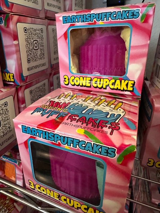 Fuchsia cupcake