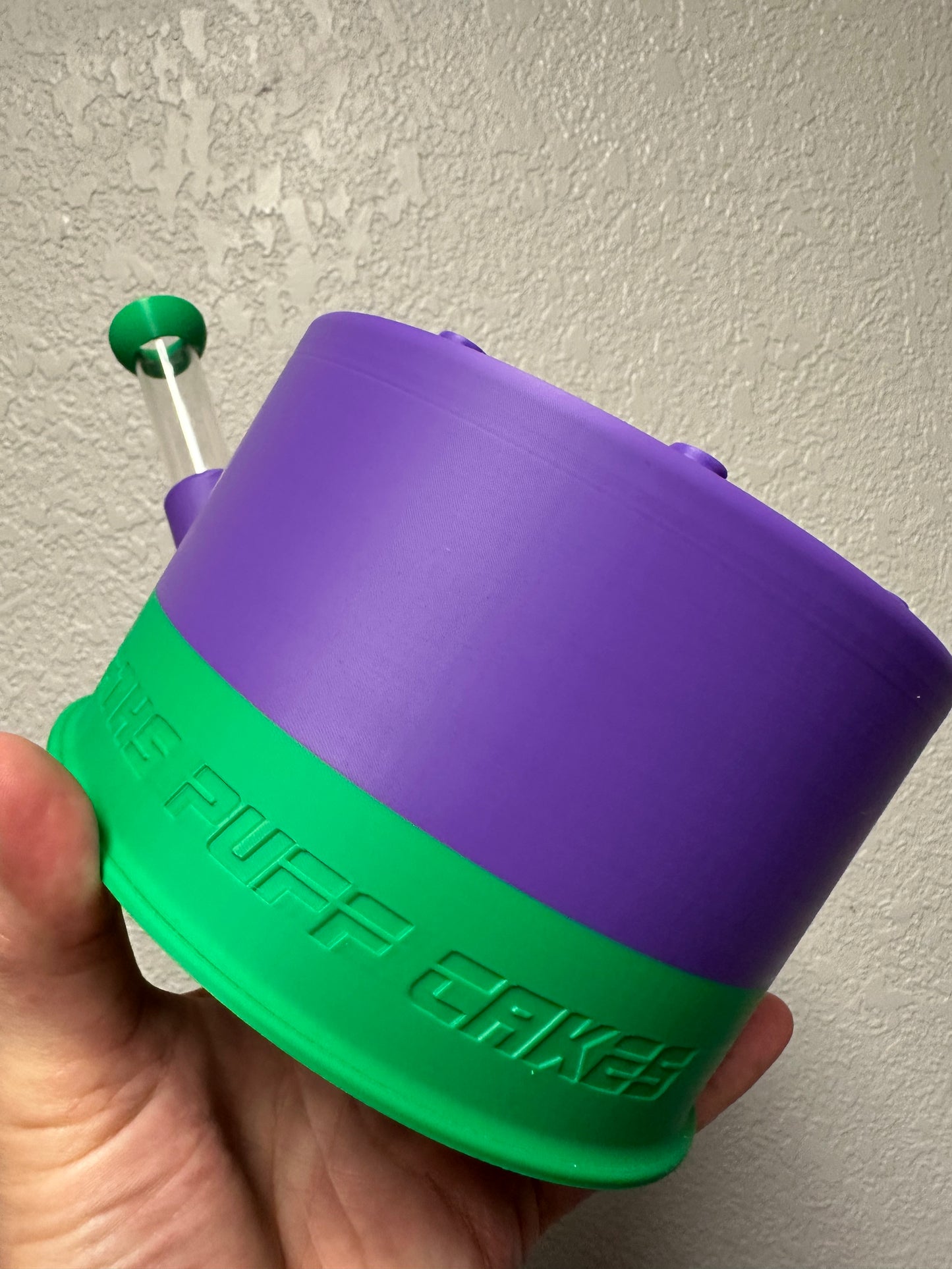 Purple/Green 14 hole cake 🎂