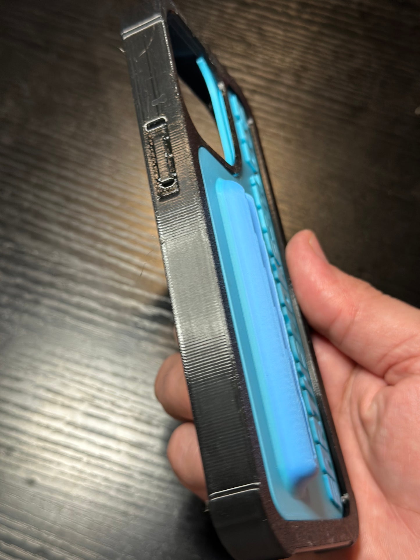 Earthsmokesalot2 blue phone case