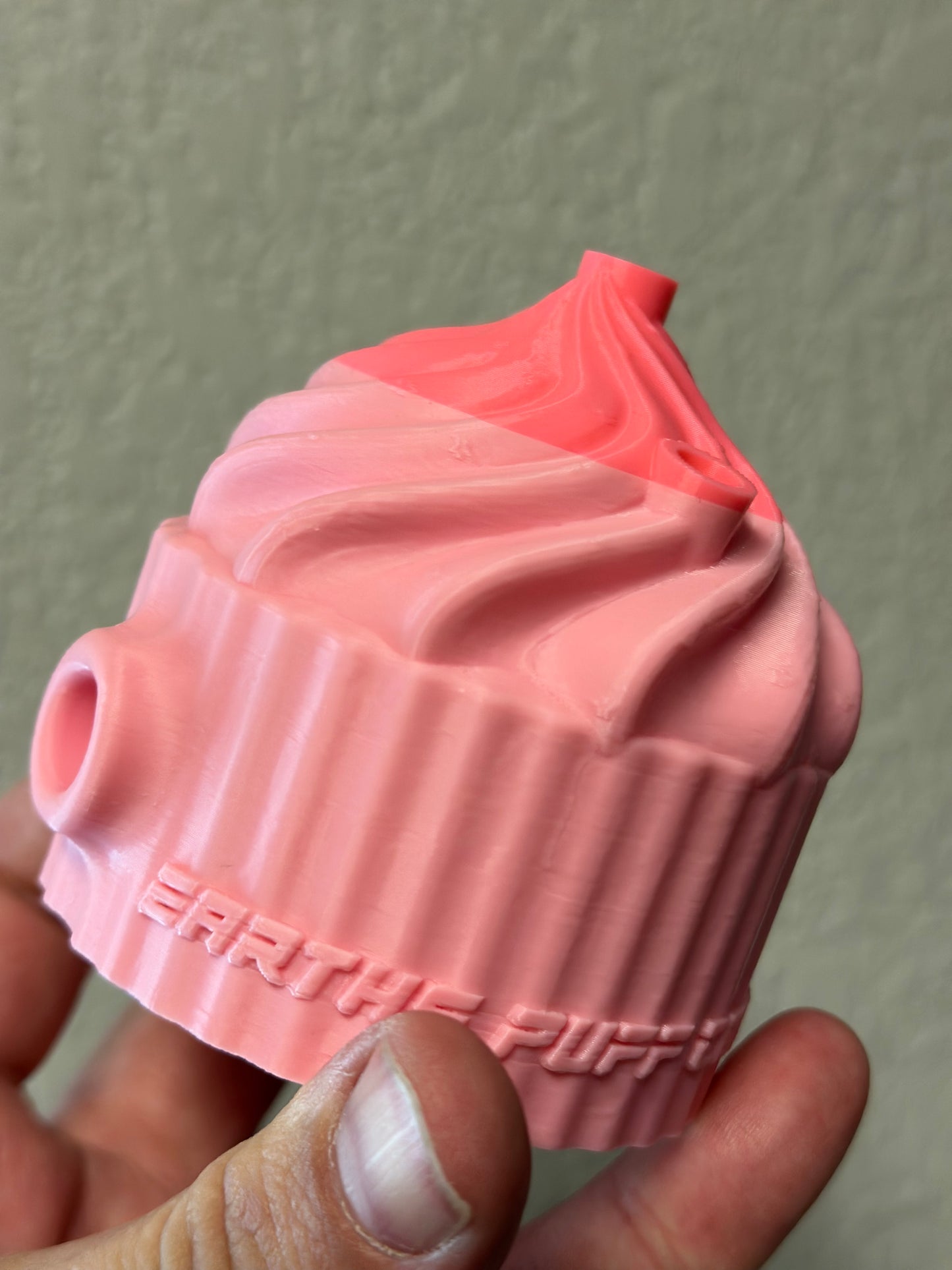 New pink 3 cone cupcake