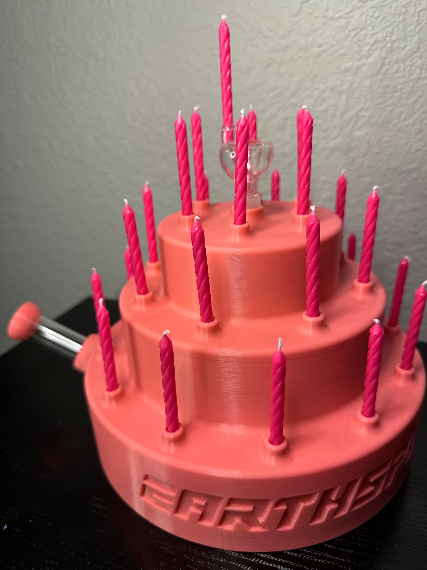 3 layer cake , with 14ml candle holder bowl